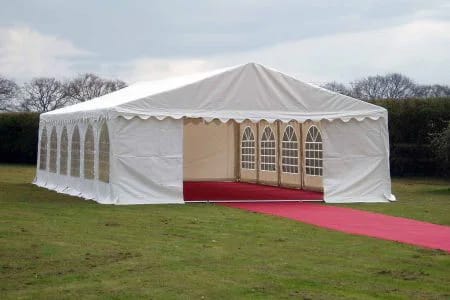 Professional event tent for outdoor occasions